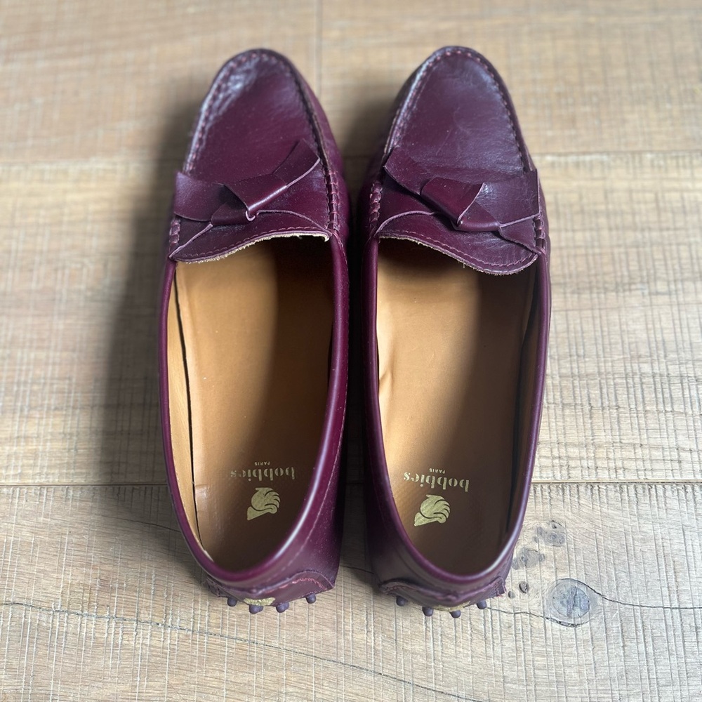 Burgundy loafers by Bobbies